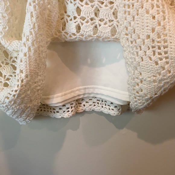 NWT Forever 21 brand cream crochet style dress - Picture 6 of 6